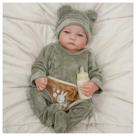 BABESIDE Reborn Dolls Boy 18 Inch Realistic Baby Doll with Open Eyes Reborn Newborn Real Doll Lifelike Baby Dolls Anatomically Correct Looks Like a Real Baby