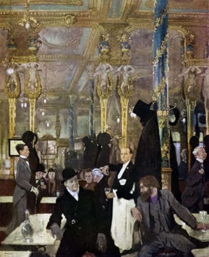 Tableau le Café Royal London William poster vintage art mural chambre 60x90