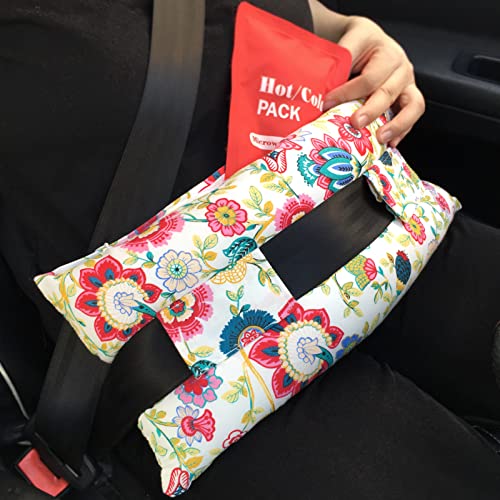 Image of Hysterectomy Pillow Abdominal Post Surgery Pillows with Pocket Comfort for Ice Heat Packs Tummy Tuck Belly Incision Recovery Seatbelt Gifts Women Patients (Sunflower)