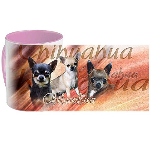 keramik tassen (AR) Rose Hund Chihuahua
