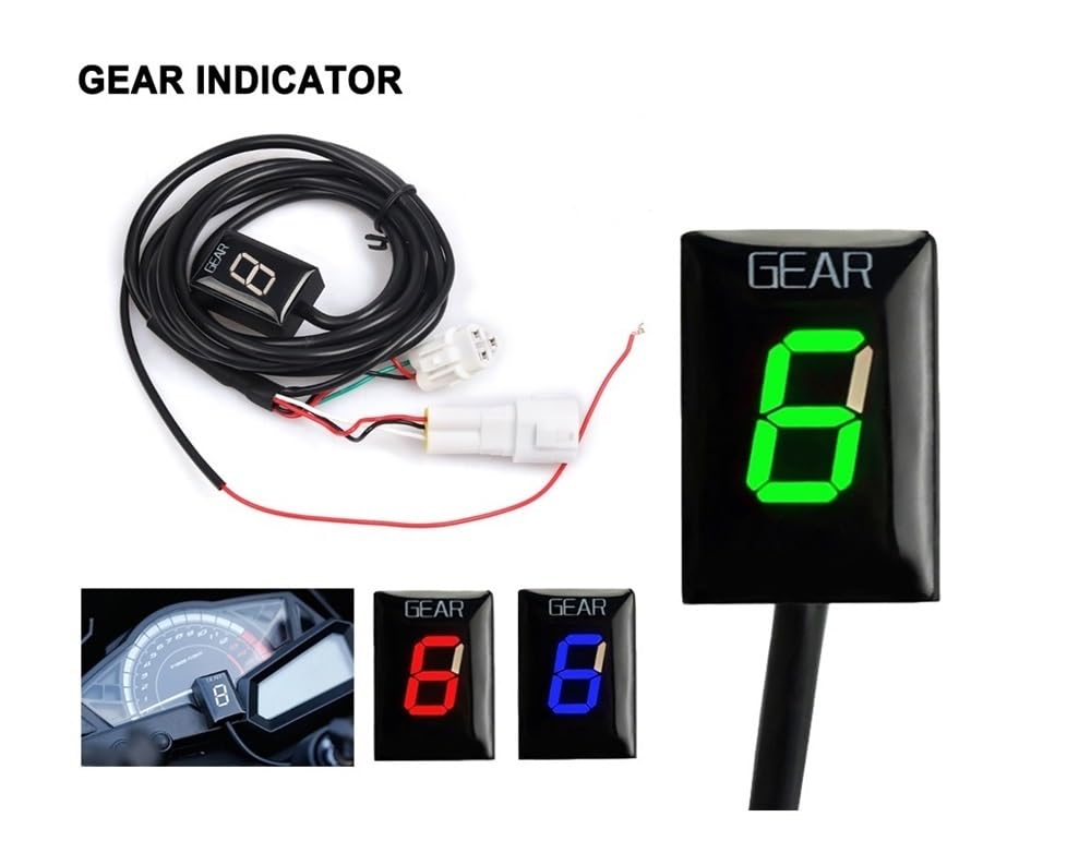 Indicador Marchas Motocicleta Indicador De Marcha 1 A 6 Velocidades para Motocicleta para GSXS750 GSXS 750 2015-2020 GSXS1000 1000 Accesorios Medidor Pantalla