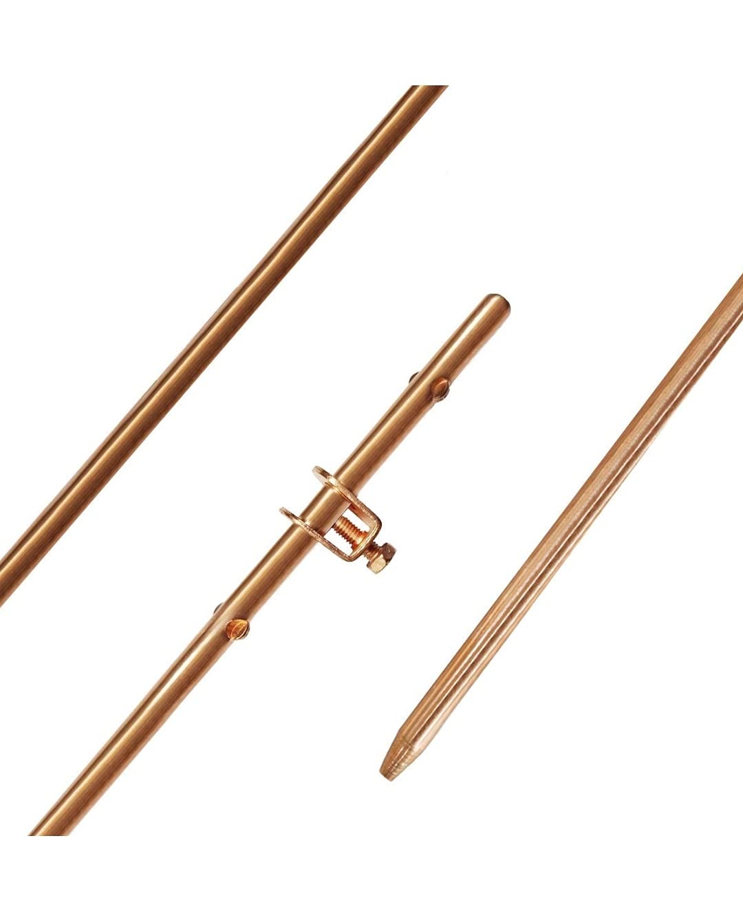 Buy Aviation Metal & Alloys Ground Rod 3/8''x4', Grounding Stake, Bonded Electrical Fence