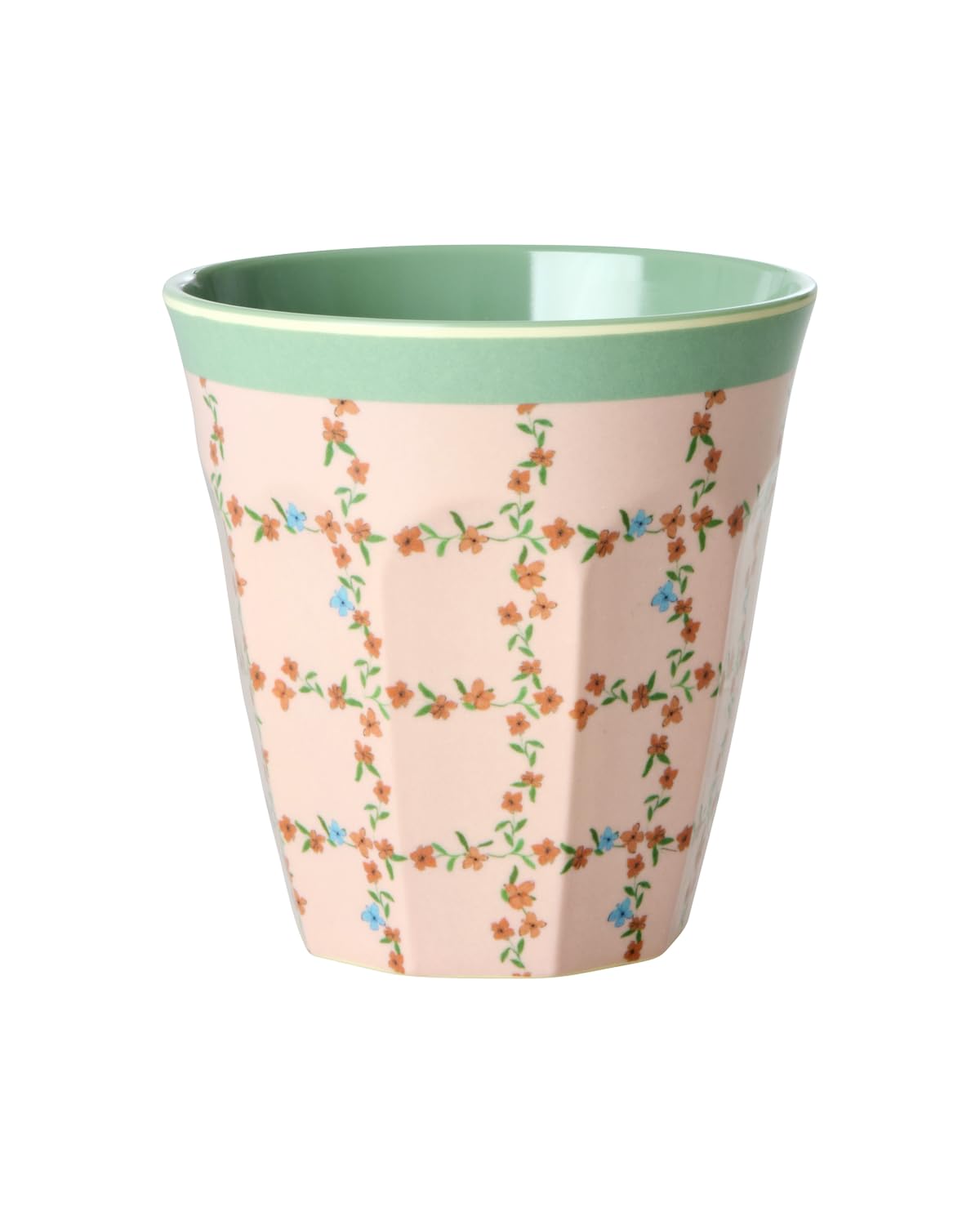 ReWu Rice Lot de 6 gobelets en mélamine – Motif paon et fleurs – Gobelets pour enfant – Vaisselle de camping – Gobelets en mélamine incassables sans BPA 250 ml