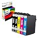 Produktbild Koala Kompatible Tintenpatrone Ersatz für Epson 34 XL 34XL Multipack für Workforce Pro WF-3720DWF WF-3725DWF WF-3720 WF-3725 Drucker (2 Schwarze, 1 Cyan, 1 Magenta, 1 Gelb, 5er-Pack)