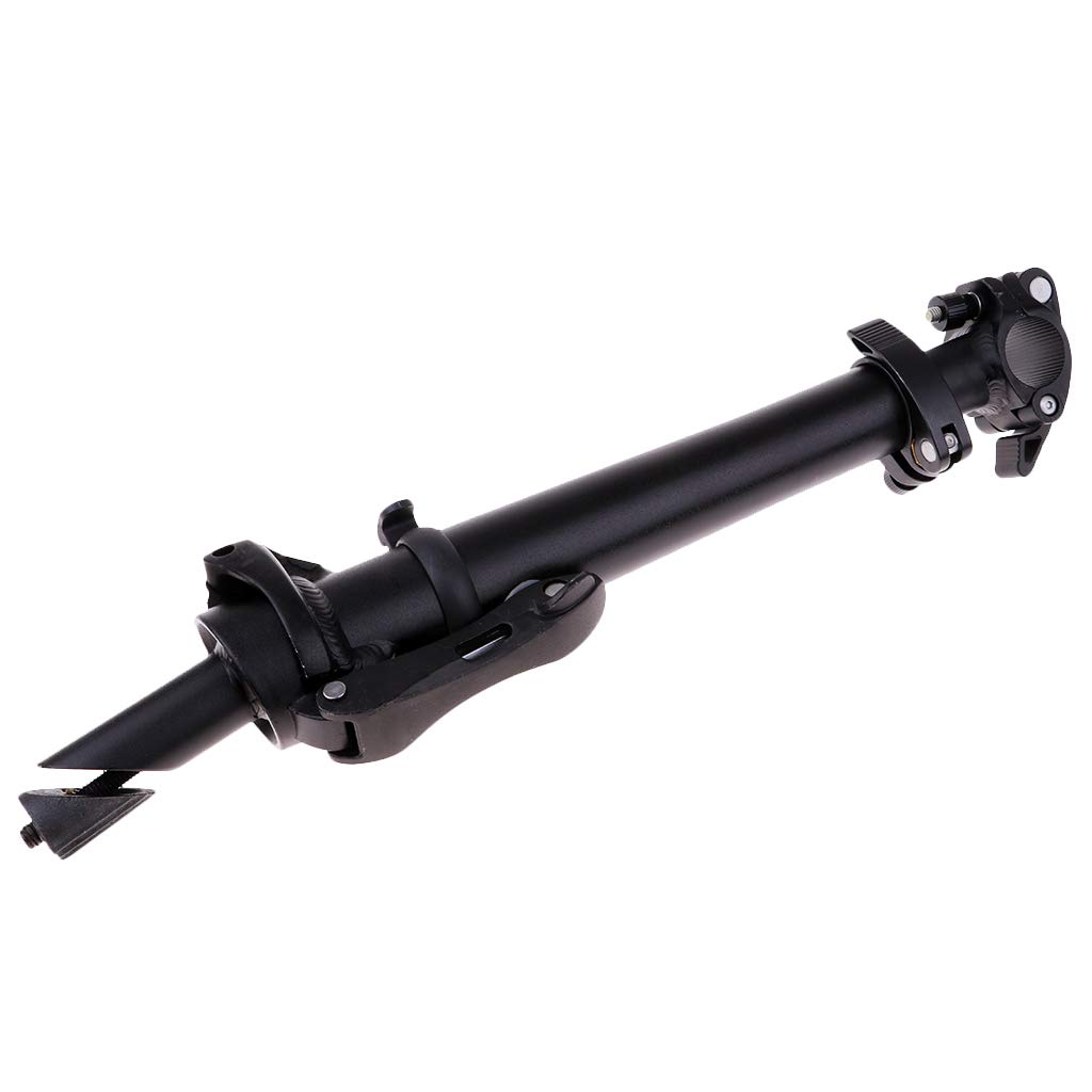 P Prettyia Manubrio Canotto Bicicletta Pieghevole A Sgancio Rapido Regolare Accessori Sportivo - Nero