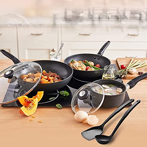 Set sartén wok antiadherente de piedra Maifan 3 piezas miniatura 3