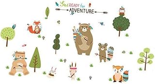 BESPORTBLE Decalques De Parede De Animais Decoração De Quarto Apliques Enfeites Adesivo Para Casa Papel De Parede Adesivo De Quarto Decorar Adesivo De Parede Papel De Parede Quarto Infantil