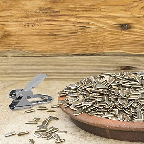 Hemoton Alicate de Sementes de Melão 2 Peças de Aço Inoxidável Alicate de Sementes de Girassol de Me