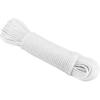 20m Nylon Rope Line Washing Line Home Garden Camping Outdoor White