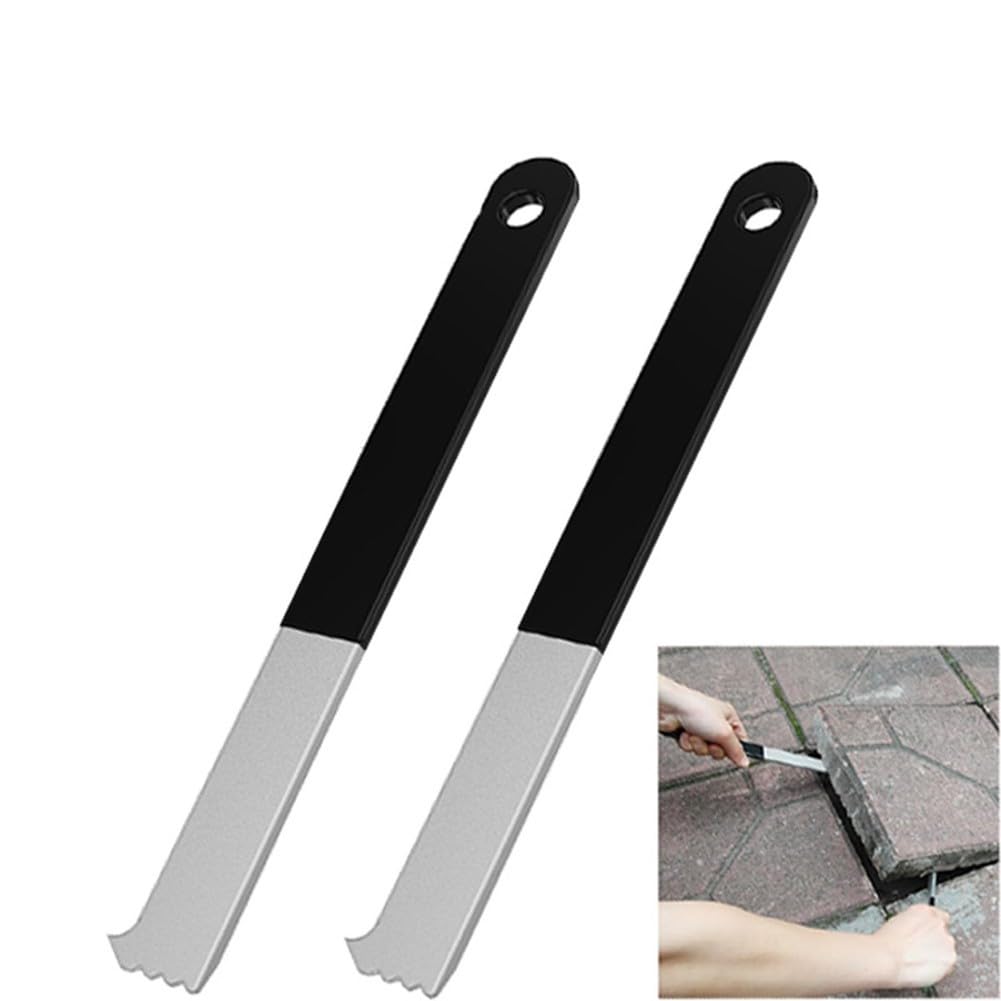Werkzeug zum Entfernen von Pflastersteinen für den Außenbereich, 2 Stück, mit Griffrillen-Design für einfache Handhabung