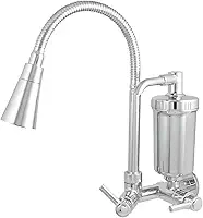 Torneira Cozinha Parede Com Filtro ABS Flexível Plus Gourmet Cromada Dupla Função Luxo