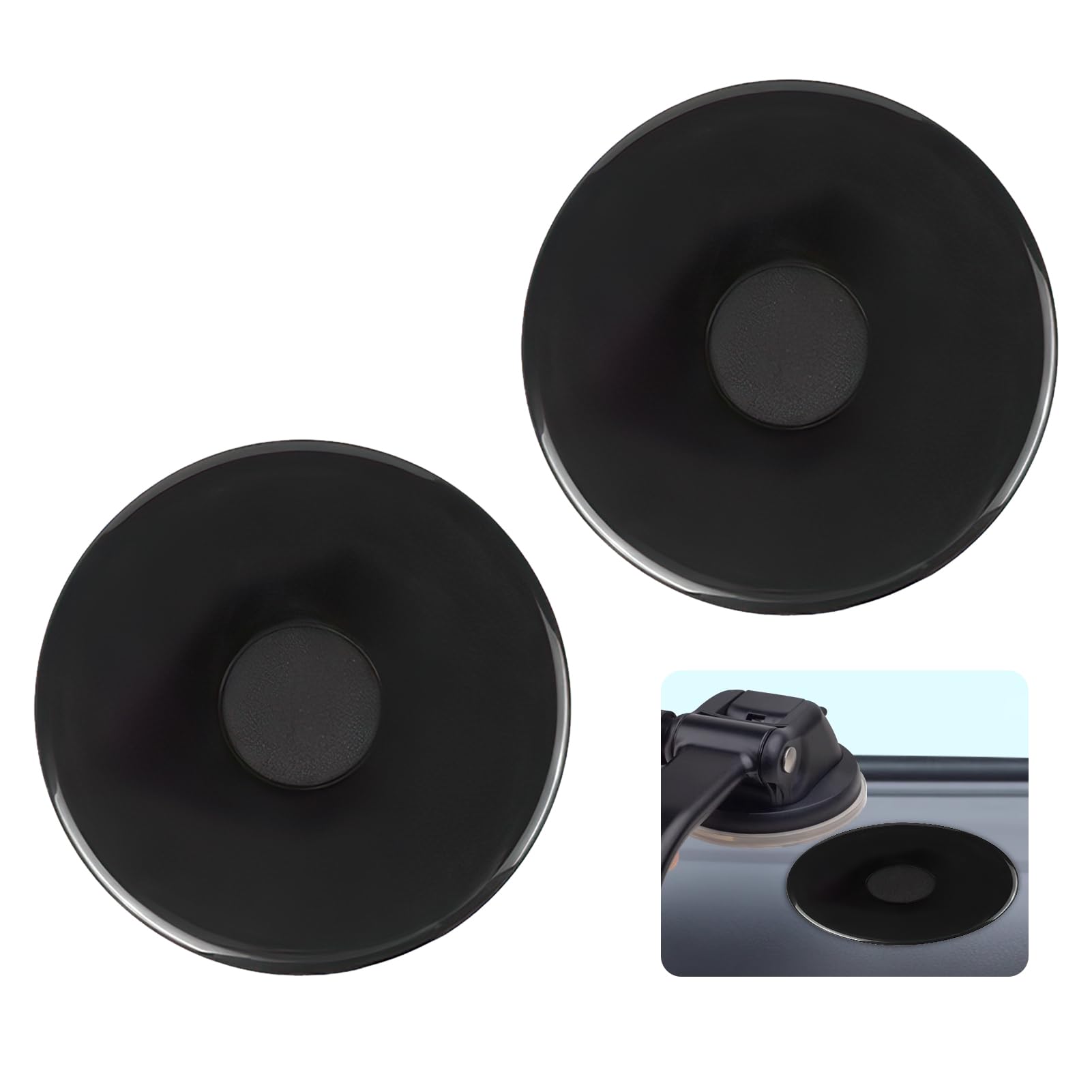 Goerpn2 Pack Self Adhesive Dashboard Mounting Discs Suitable for All TomTom & Garmin Go Start Via Go Classic Go Essential Camper Garmin Drive Drivesmart Driveassist, Nuvi Dezl