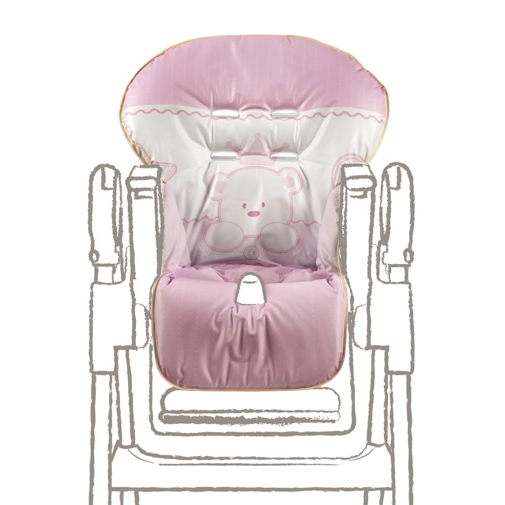 Italbaby Baby Re Embroidered PVC Cover, Pink, Multi-Color, One Size