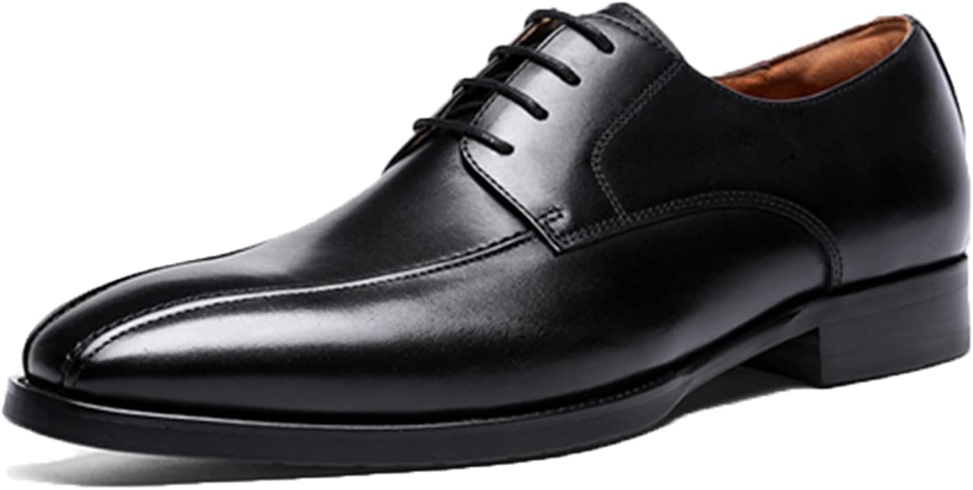 RyehackMen's Dress Shoes Lace-ups Oxfords Shoes Classic Brogues Leather Business Shoes Derbys Shoes Formal School Wedding Shoe