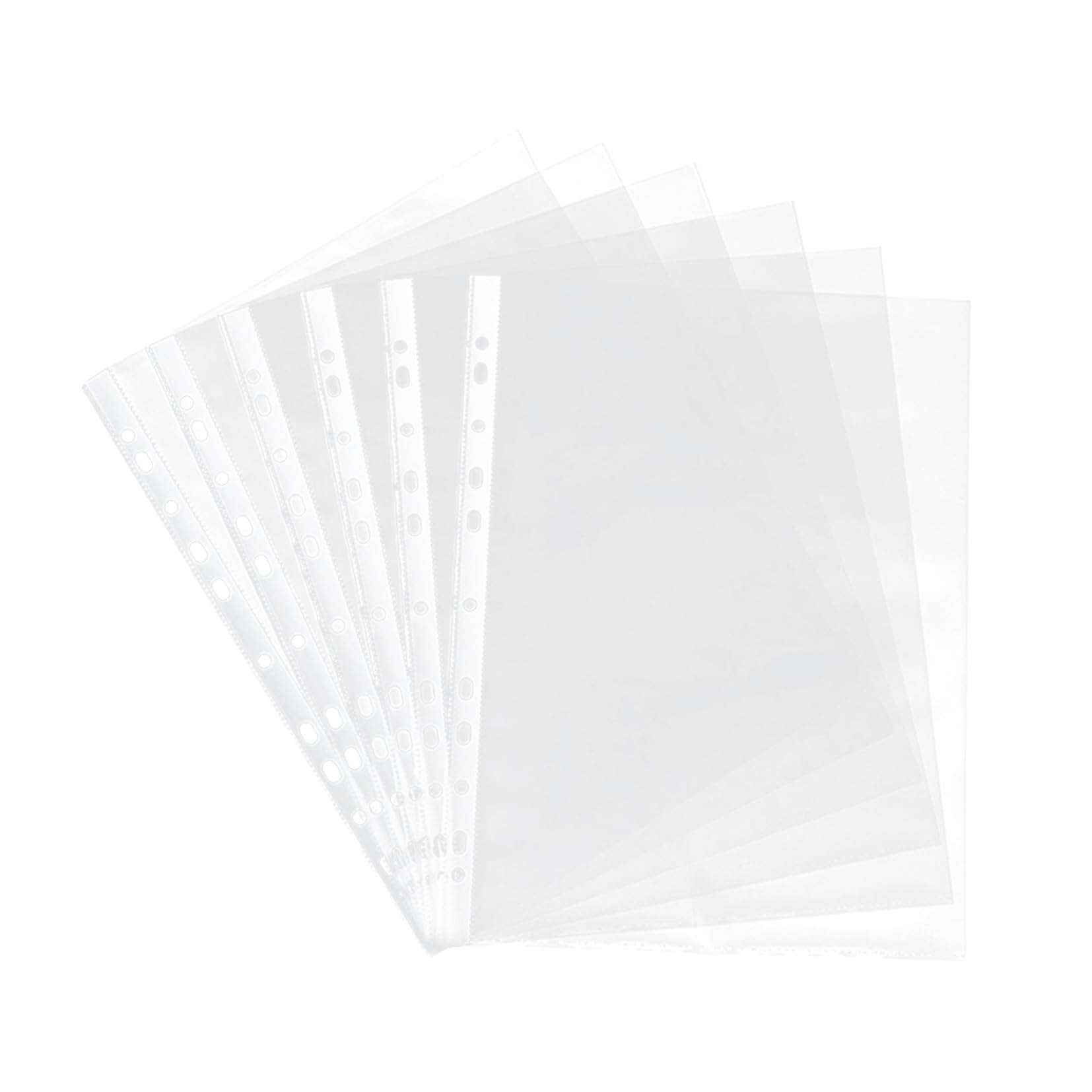 100pezzi Document Folders with Pockets and Tear File Sleeves for Office and School Lightweight Easy to Organize