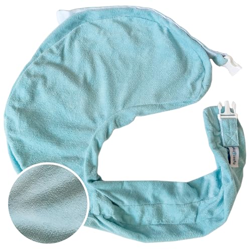 Image of My Brest Friend Deluxe Nursing Pillow Cover - Slipcovers for Baby - Adjustable Fit, Easy Care, Durable - Original Nursing Pillow Not Included, Aqua