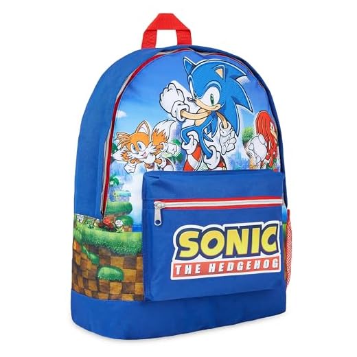 Sonic The Hedgehog Mochilas Escolares Para Niños, Mochila Niño Gran Capacidad, Mochila Infantil para Deporte Viaje Colegio, Regalos Para Niños Adolescentes
