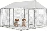 Dog Kennel Outside with Waterproof Cover YHXZFX01