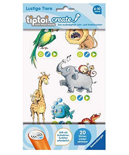 tiptoi Ravensburger 00806 - Starter-Set: Stift und Wörter-Bilderbuch + 2 x Create Sticker (Verschiedene Auslieferungen) – Bild 6