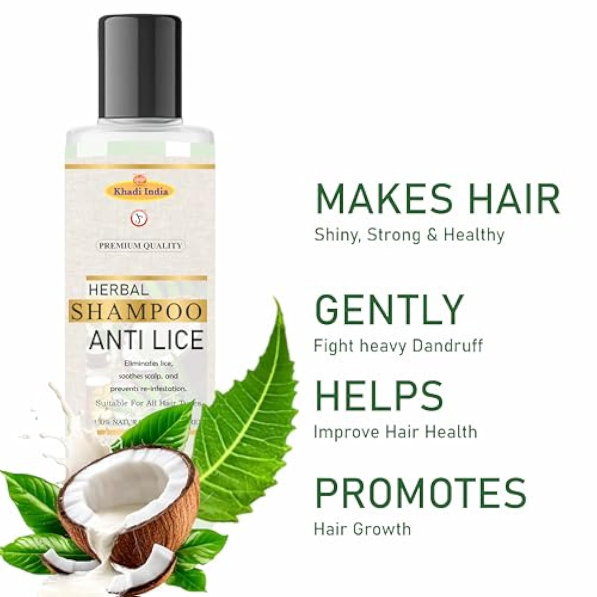Khadi Ayurvedic Anti-Lice Combo: Lice Removal Oil & Shampoo