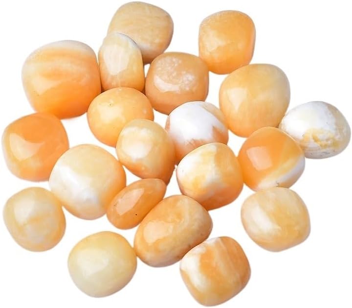 WHZHDMA Bulk Natural Crystal Rough Stone Natural Crystal Beige Jade Tumbled Stone Ornament Ore Specimen Teaching Science Stone Rocks Stones and Crystals