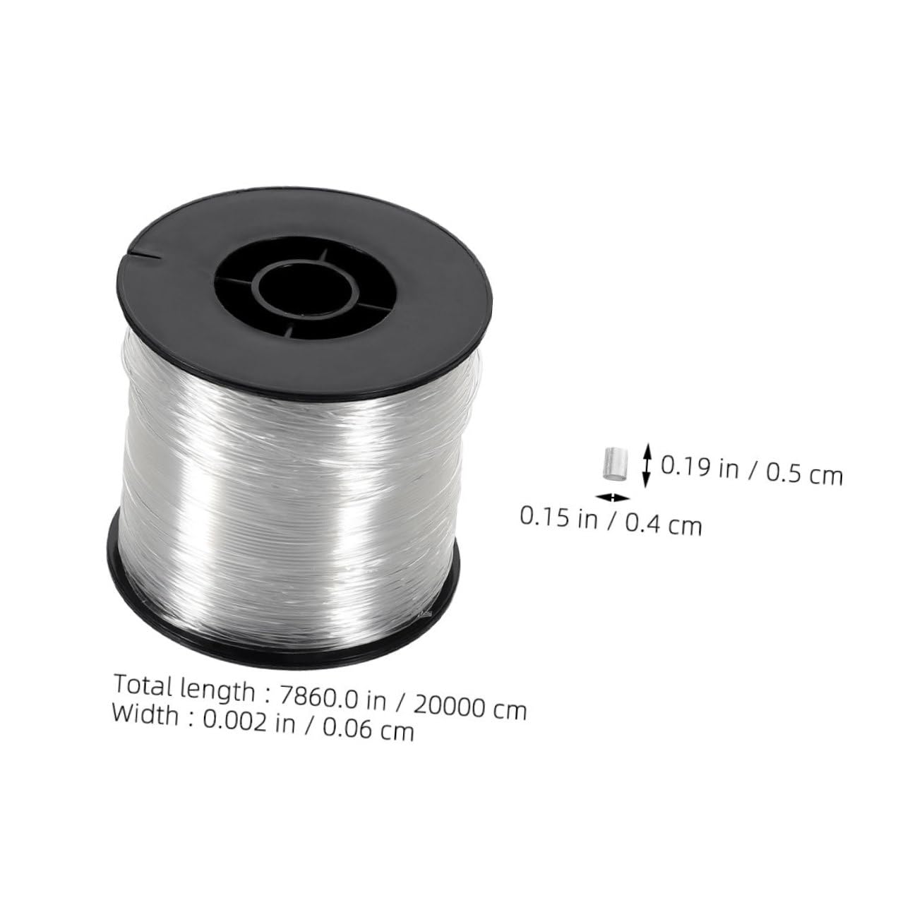 POPETPOP 100m Nylon Fishing Line Invisible Practical for Hanging Decorations Picture Frames