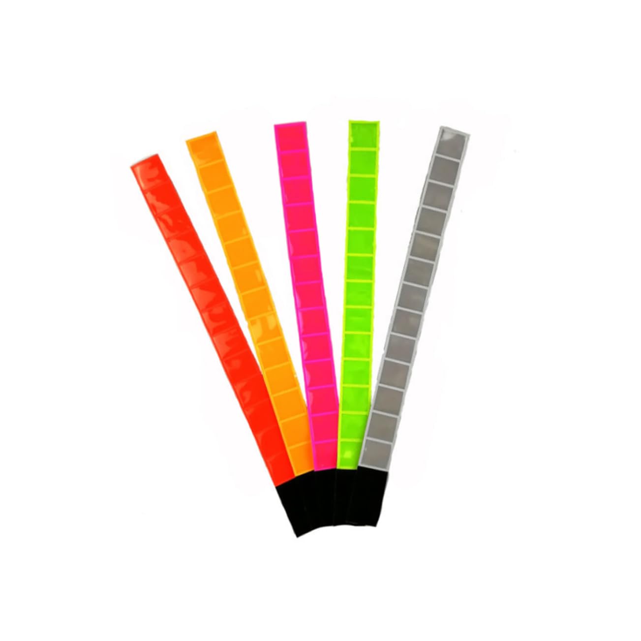 BESPORTBLE 12 Piezas Brazaletes Reflectantes Banda Reflectora para Ciclismo Pulseras De Visibilidad Pulseras Fluorescentes para Concierto Pulseras Luminosas Pulseras Luminosas para