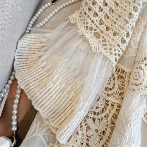 Women Knit Tops Vintage Hollow Out Knit Bohemian Sweater4