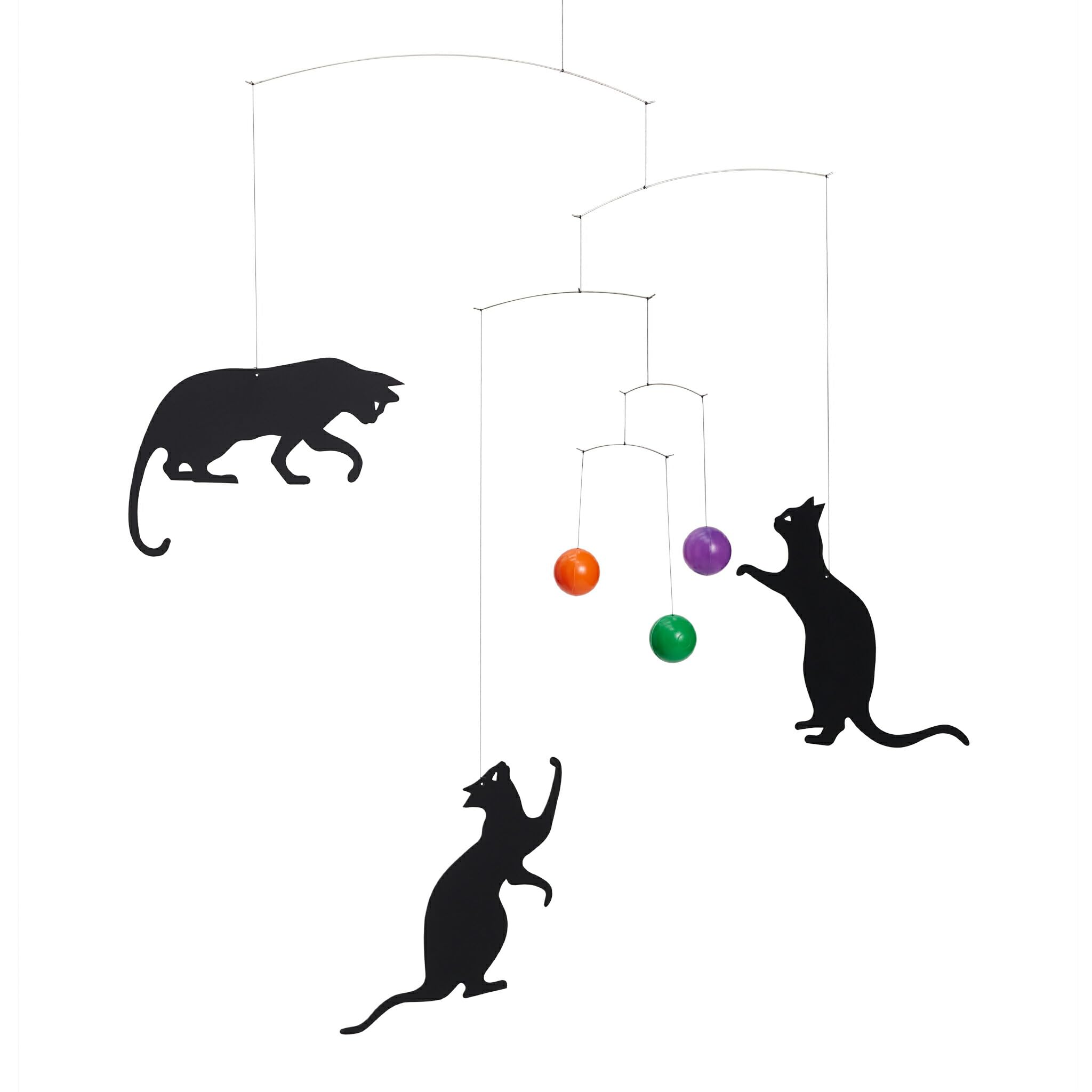 Feline Fun Hanging Mobile - 22 Inches Plast