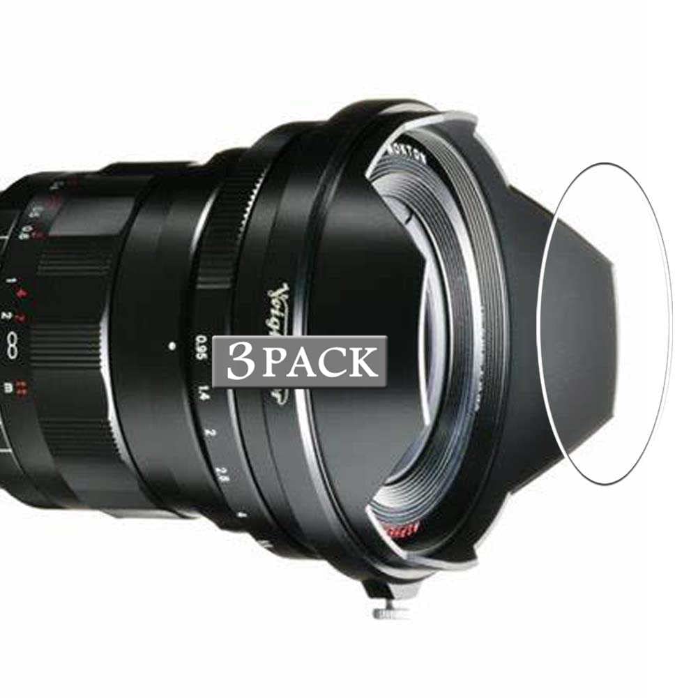 Vaxson 3-Pack Screen Protector, compatible with COSINA Voigtlander NOKTON 10.5mm F0.95, TPU Guard Film Protectors Sticker [NOT Tempered Glass] New