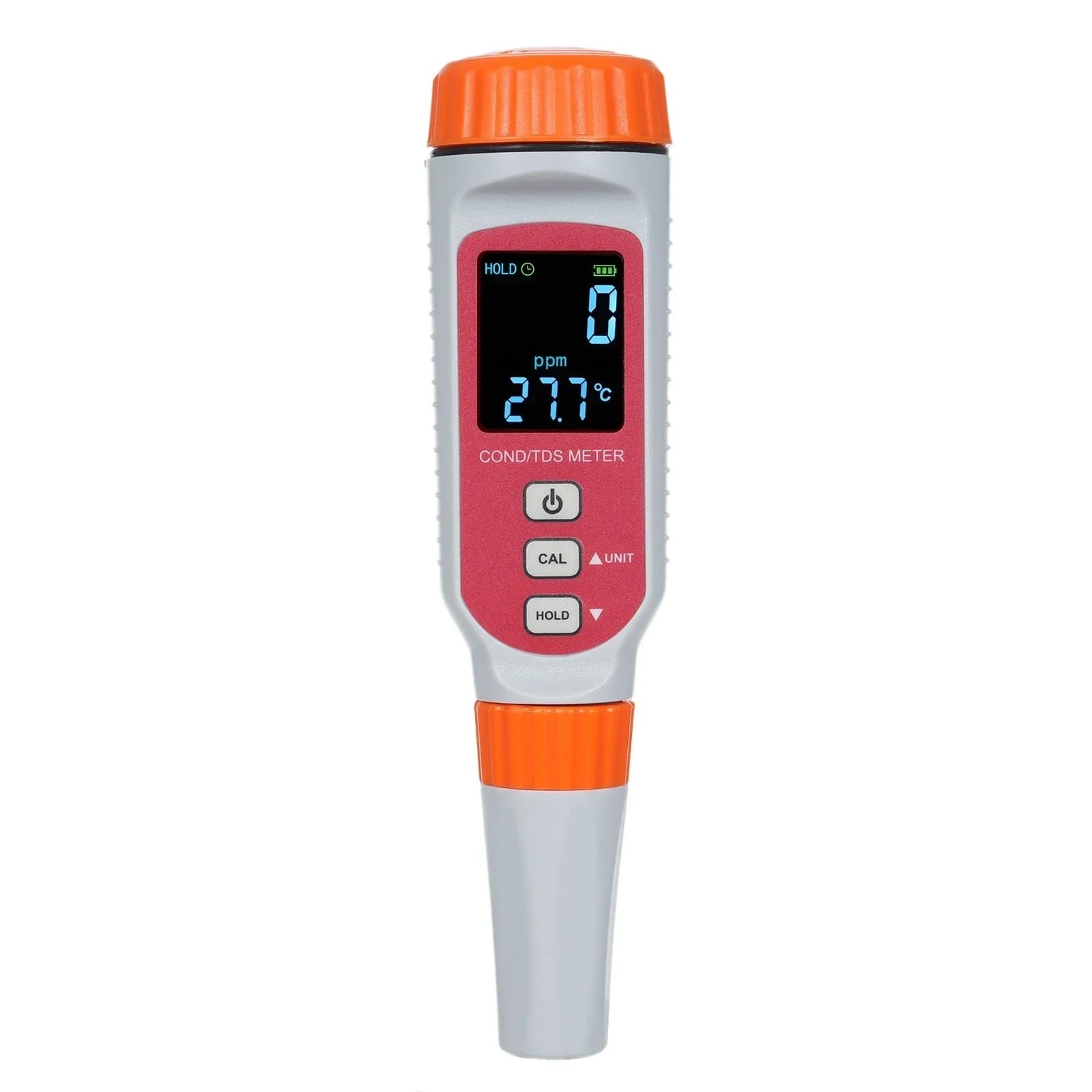 Digital pH Meter, Digital Water Quality Meter 3 in 1 COND/TDS/Temp Meter 0~1999ppm/0~19.99ppt Pen Type Waterproof Conductivity Meter