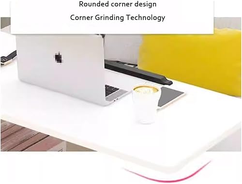 Miniatura 4 de JITEM Escritorio de pie móvil de altura ajustable para computadora con estante de almacenamiento, carrito moderno rodante para computadora portátil