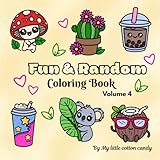 Fun and random coloring book volume 4 by My little cotton candy