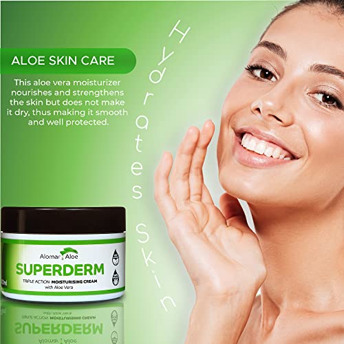 Ultimate Skin Care: Superderm Organic Aloe Vera Moisturising Face & Body Lotion, Eczema Relief Cream for Men & Women - Image 4