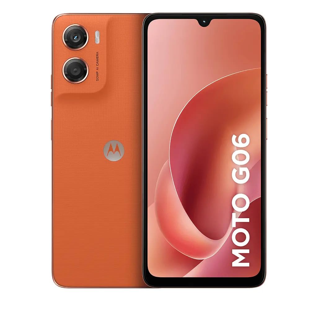 Motorola Moto G06 Naranja - 4GB RAM, 128GB Almacenamiento