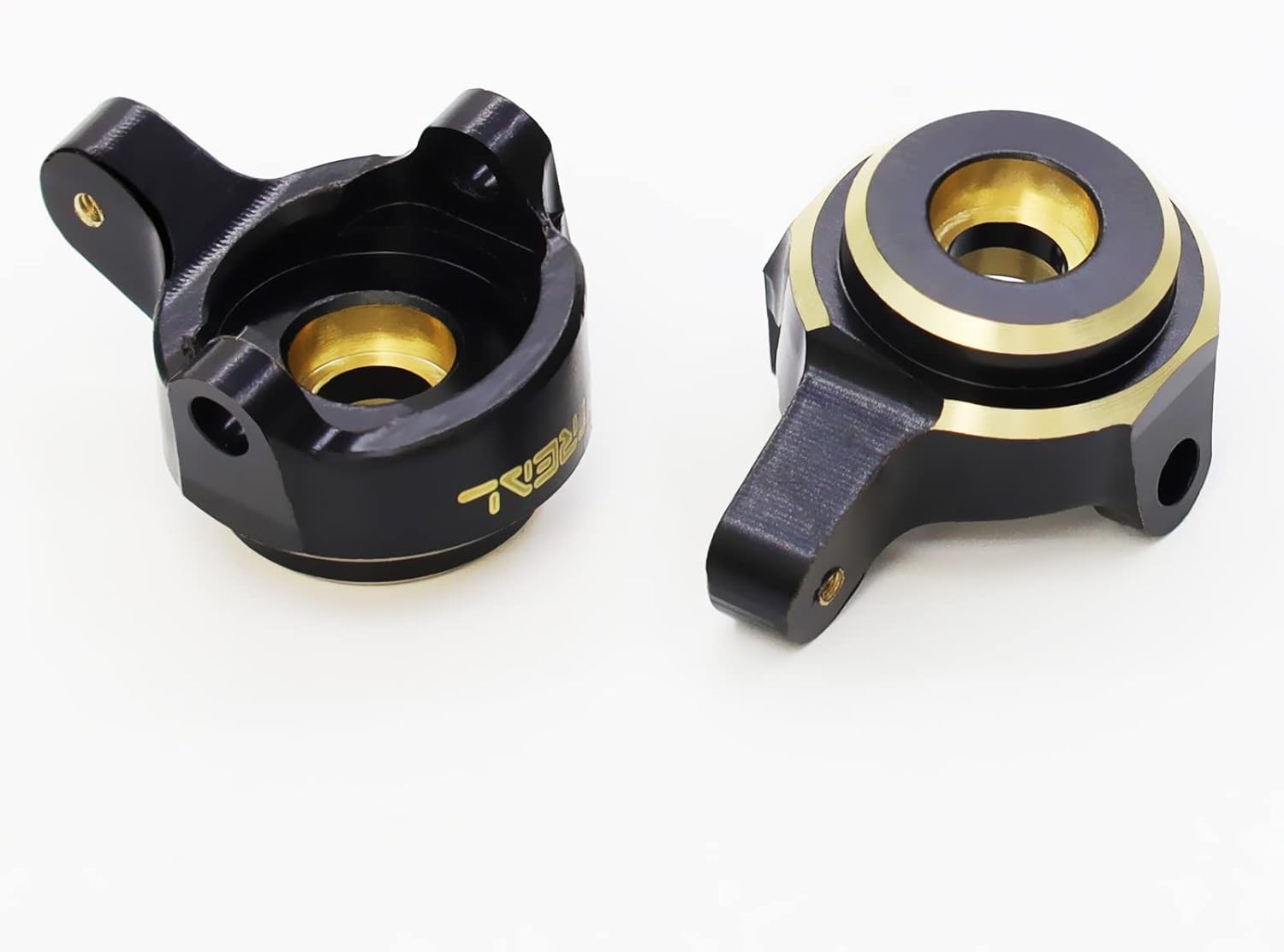 Treal Axial SCX24 Brass Front Steering Knuckles 10g for