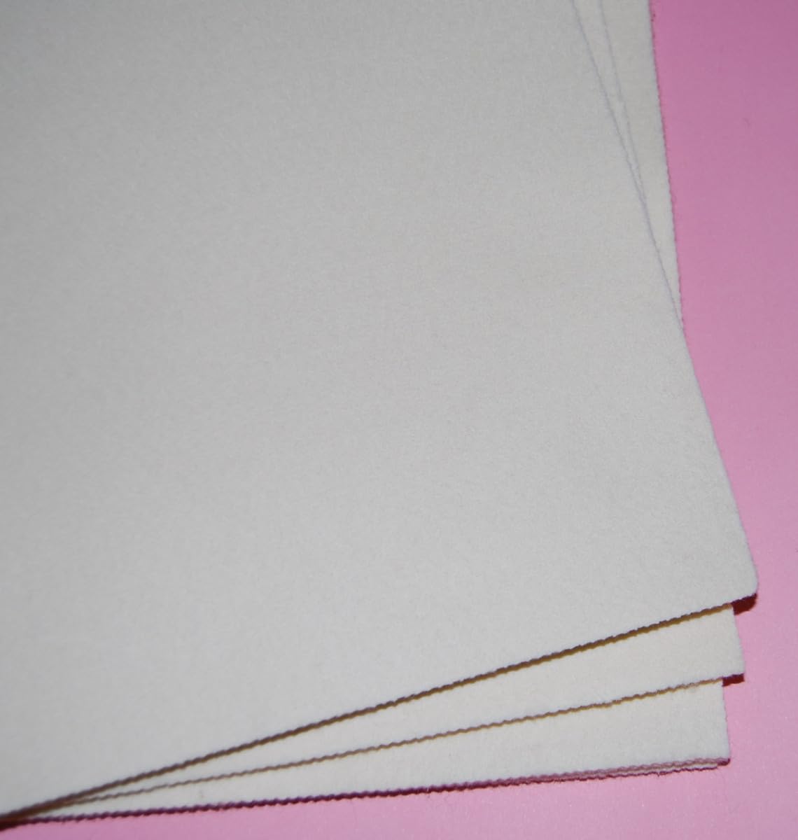 Celloexpress Ivory Felt Sheets For Crafting And Soft Toy Making 100% Acrylic Craft Felt 9" Squares (, 2 Sheets)