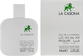 محبوب للعطور LA CASONA Eau de Parfum, 100 ML, Unisex - LA CASONA WHITE PURE