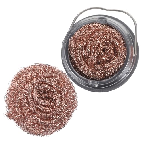 Cabilock Soldering Tip Iron Cleaner Nozzle Pliers Set Wire Cleaning Balls Wire Scrubber Kit