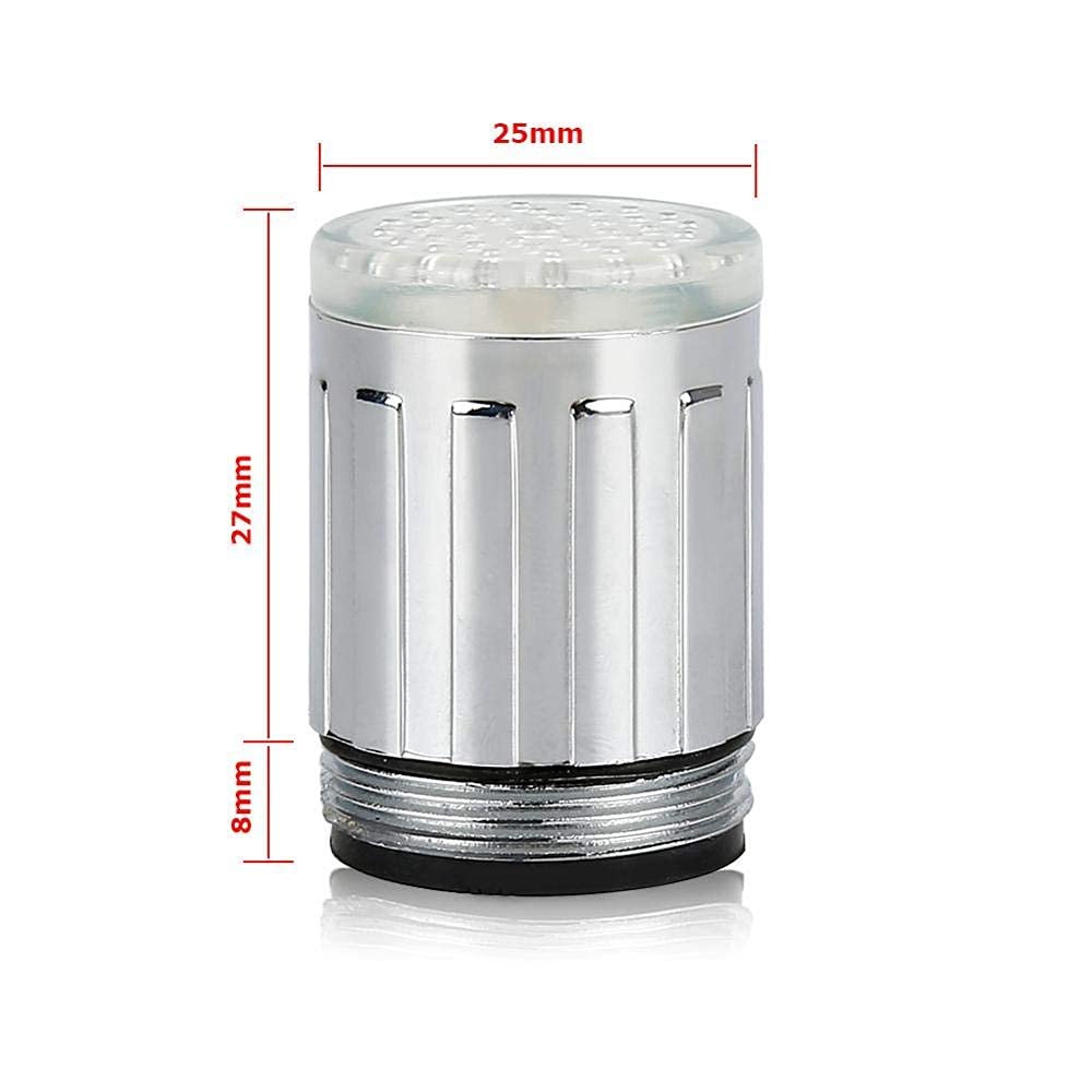 QAWACHH LED Tap Light Water Glow Shower for Bathroom Kitchen Nozzle Cock Faucet (Multicolour) 2