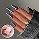 TSUOUKL 20 Stück Silk Fiberglass Nail Extensions, Fiberglas Nagelverlängerung Nail Extension Silk Fiberglass Gel Kit Manicure Tool für Fiberglasmodellage die Fingernagelreparatur Nägelverlängerung