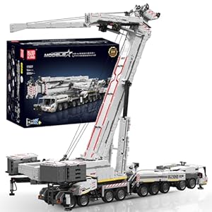 Mould King Grúa técnica, 8506 Piezas grúa Grande Juguete de Bloques de construcción, tecnología teledirigida, grúa camión, grúa de Alta tecnología, Bloques de modelismo, Regalo de cumpleaños