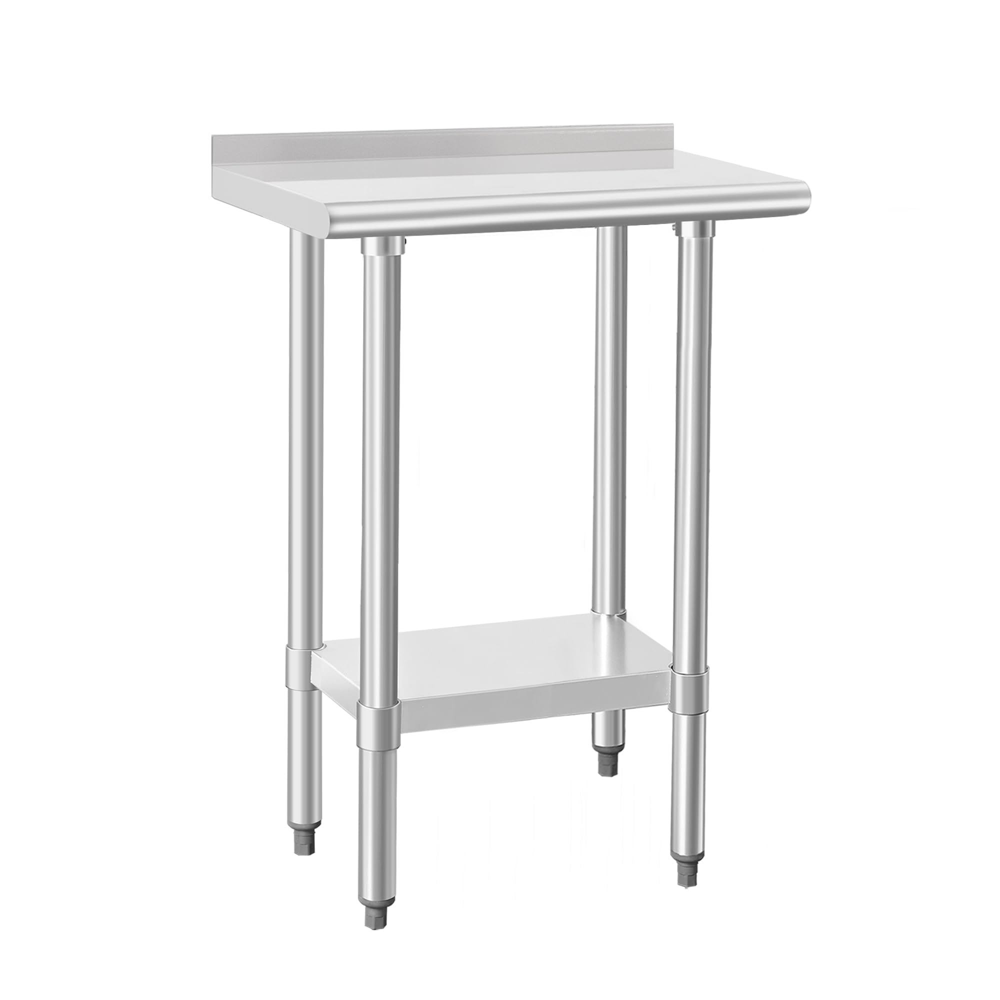 HARDURA Stainless Steel Commercial Work Table with Undershelf 14×24 Inches