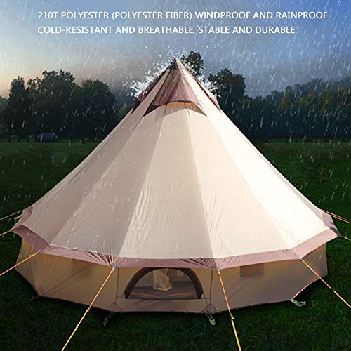 Carpa Outdoor GeRRiT Yurt 4 m diámetro resistente viento y agua miniatura 3