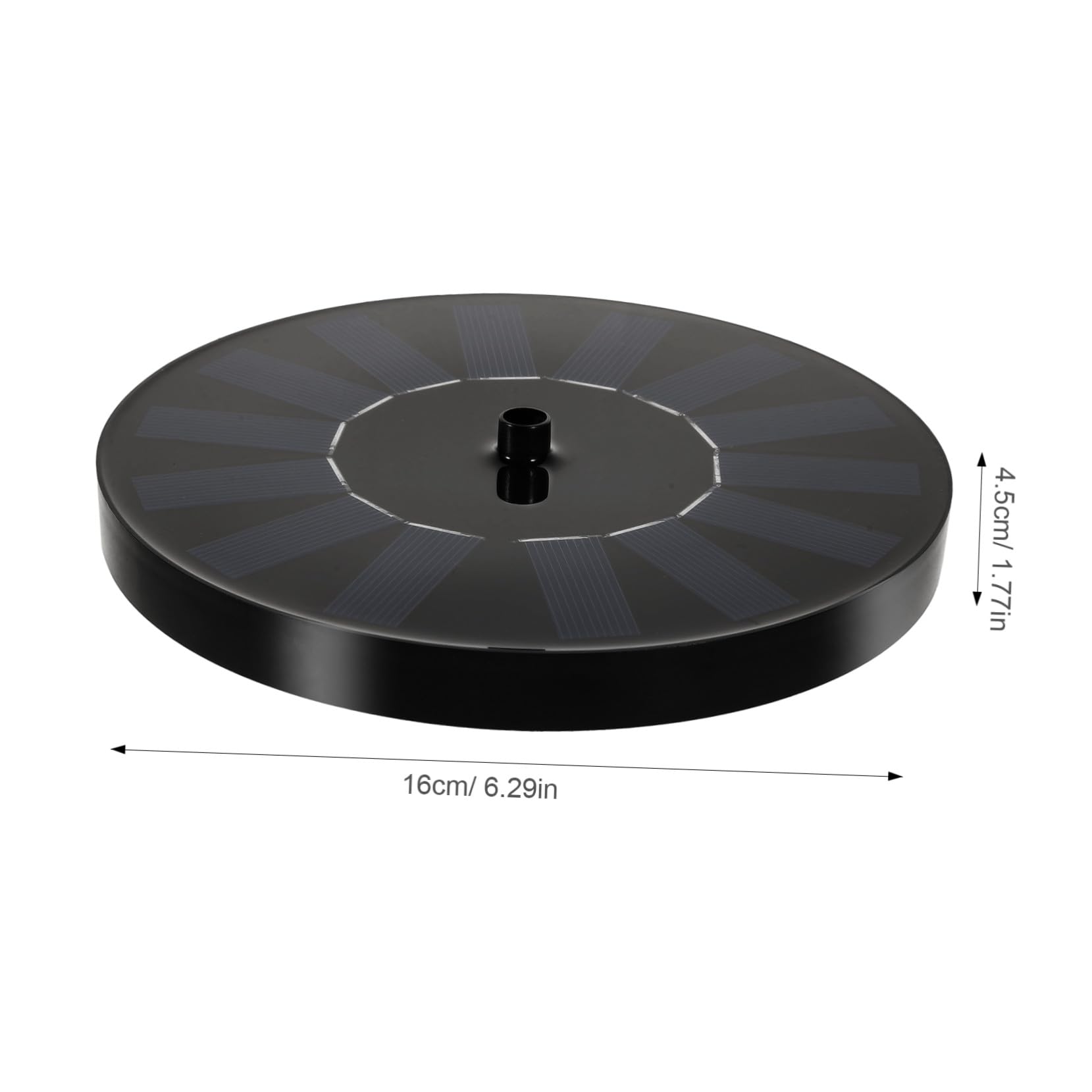 Bomba de Flotante Silicona 1.4w 7v Fuente Solar ABS Jardín Piscina