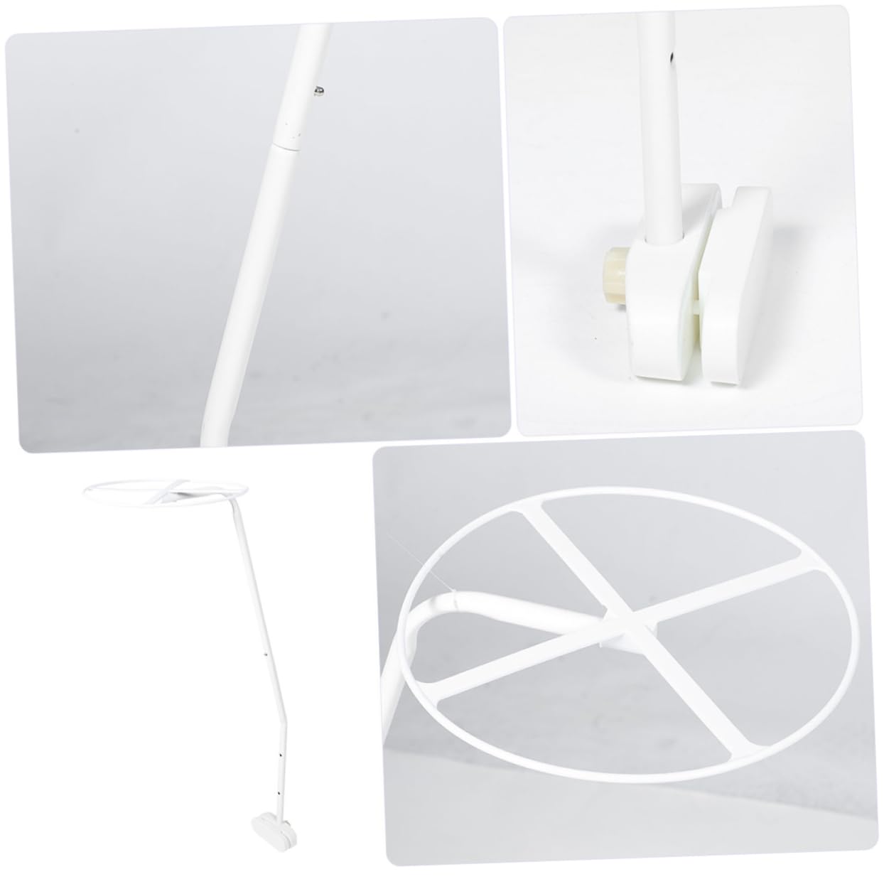 KOMBIUDA 2 Set per Baldacchino Culla Robusta Acciaio per Zanzariera Design Rimovibile e Facile per Lettini Sicuri e Versatili