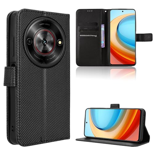 Rojeuinn Coque pour ZTE Blade A75 5G Protection Case, Étui de Protection Portefeuille Antichoc...