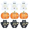 Spa-Life-Animated-Halloween-Sheet-Mask-Pumpkin-Ghost-Bat-Bundle SpaLife Facial Mask Sheet Bundle - Pumpkin, Ghost, Bat - Halloween Character Mask Bundle - Face Masks for Skin Care - Moisturizing Sheet Face Masks - Skincare Pack for Women - Spa Beauty Masks