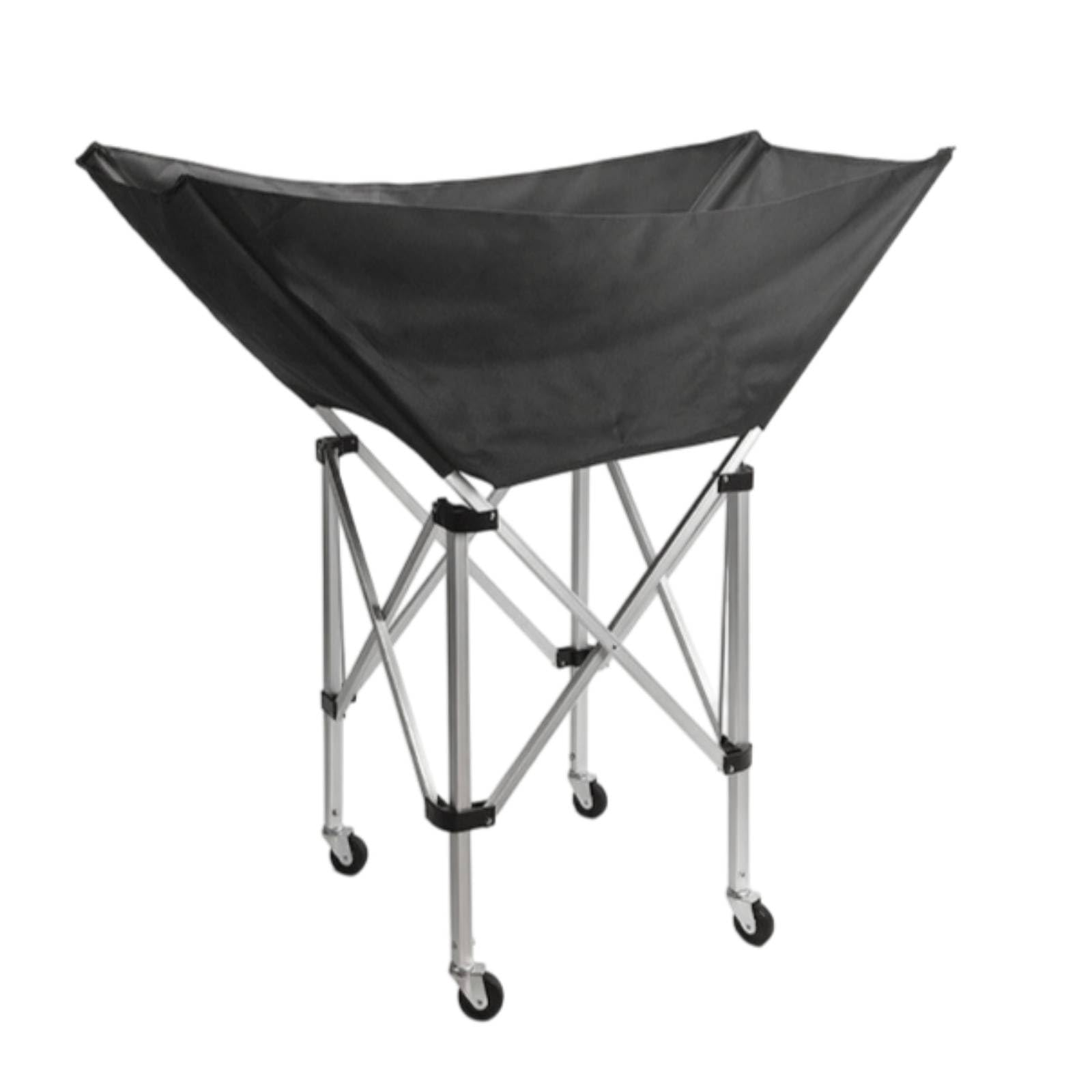 Milageto Plegable para Recogida Pelotas con Estructura Metálica Estable y Cesta Malla Transpirable con Ruedas Suaves para Movilidad Sencilla Acuado para Entrenamientos Diarios y Competiciones