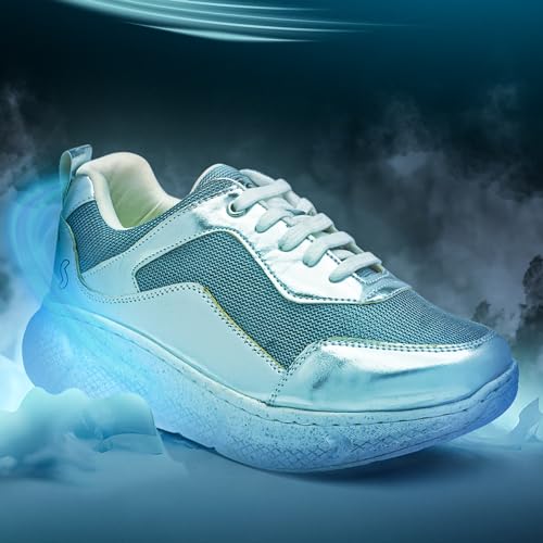 Image of SOLETHREADS Glam Casual Sneaker Lightweight Cushioned Lace-up Shoes for Women